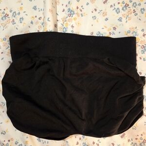 SHEIN Black High Waist Shorts with Elastic Waistband